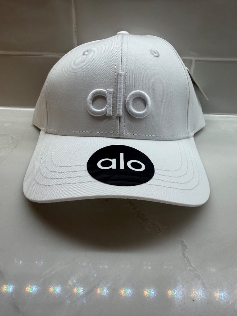 ALO Hat white - Adjustable Cap
